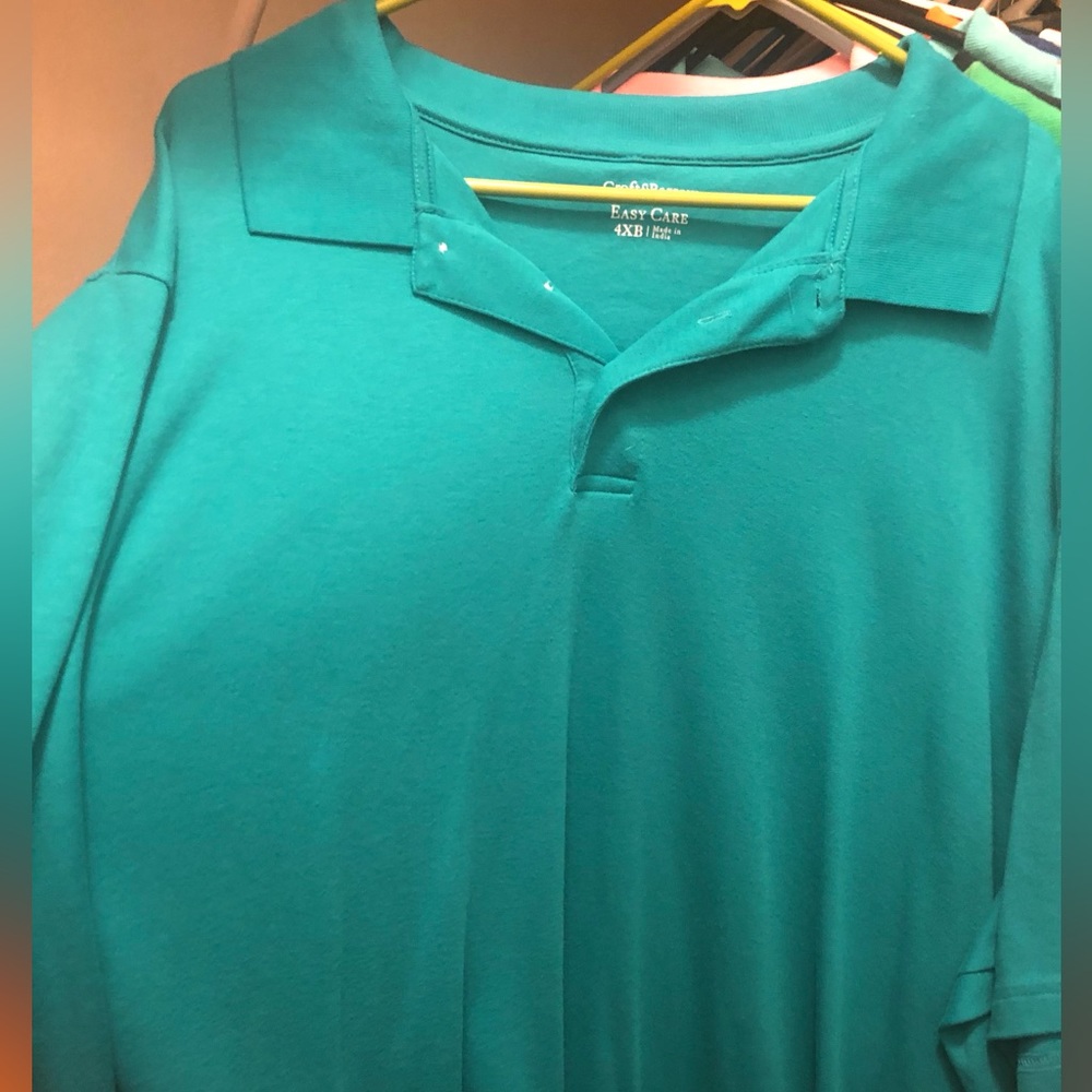 2 pack! Big Men’s Polos.